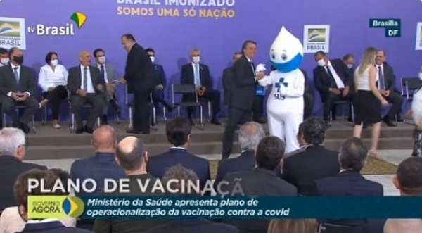 Zé Gotinha é um tradicional personagem das campanhas de vacinação infantil no Brasil (Foto: Reprodução)