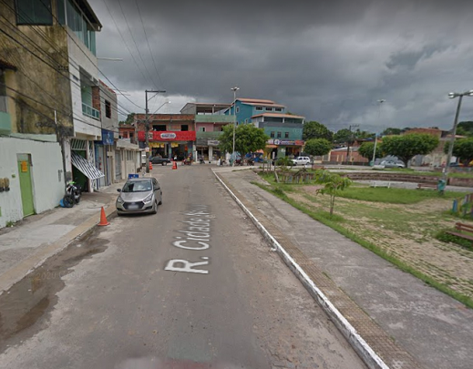 Rua Cidade Nova, no bairro da Lama Preta (Foto: Print | Google Maps)