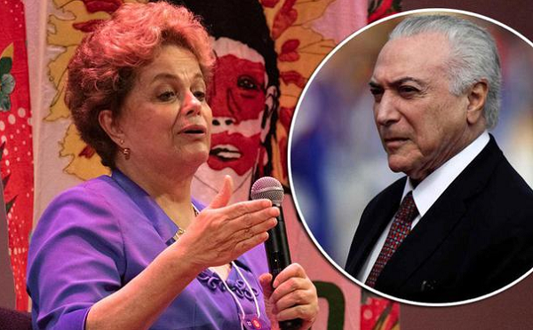 Michel Temer (MDB) assumiu a presidência da República após o impeachment da ex-presidente Dilma Rousseff (PT) (Foto: Reprodução | Brasil 247)