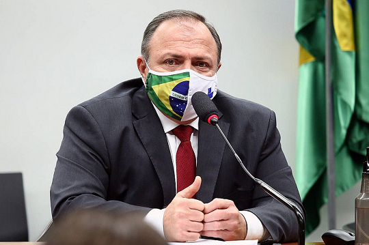 Ministro da Saúde, Eduardo Pazuello (Foto: Reprodução)