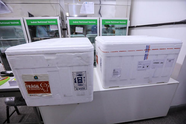 Camaçari recebeu 2.040 doses da Coronavac, dentro da divisão estabelecida pelo Ministério da Saúde (Foto: Jean Victor)