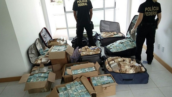 Em setembro de 2017, bunker com R$ 51 milhões foi encontrado em Salvador (Foto: Divulgação | PF)