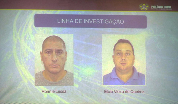 Policial reformado Ronnie Lessa e o ex-policial militar Élcio de Queiroz (Foto: Reprodução)