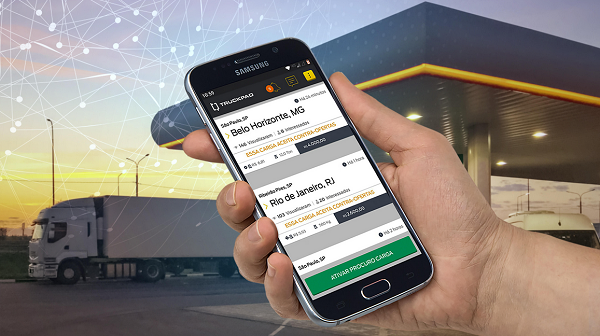 A dinâmica adotada pela TruckPad é semelhante a do Uber, com algumas diferenças inerentes às demandas específicas do setor de transporte de cargas (Foto: Reprodução)