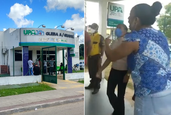 'Aqui dentro tem vidas!', diz senhora, em vídeo que circula nas redes sociais (Foto: Montagem | Redação CFF)