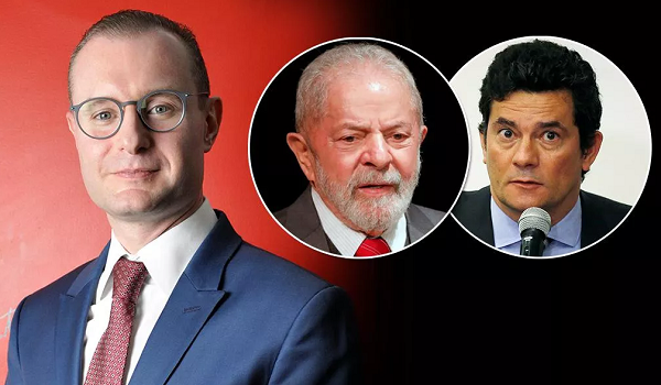Cristiano Zanin Martins, ex-presidente Lula e Sérgio Moro (Foto: Felipe L. Gonçalves/Brasil247 | Reuters)