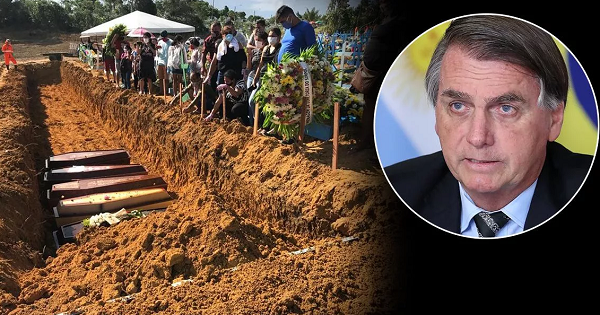 Presidente Jair Bolsonaro voltou a pregar contra as medidas de restrição e culpou governadores e a mídia pela grave situação em que o Brasil se encontra (Foto: Reprodução)