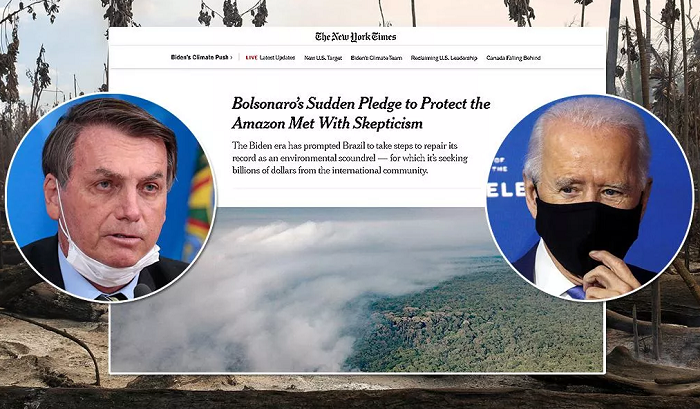 Jornalistas constatam: 'A reviravolta e a demanda por dinheiro à vista foram recebidas com ceticismo entre diplomatas estrangeiros no Brasil e ambientalistas, que argumentam que o único déficit real do Brasil é de vontade política.' (Foto: ABr | Reuters)