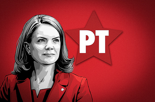 'Lula foi perseguido porque sua trajetória e seu governo deram sentido concreto à palavra democracia”, escreve a presidenta do PT Gleisi Hoffmann (Foto: Reprodução)