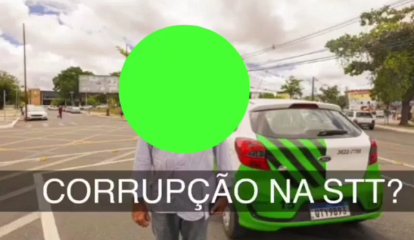 Na mensagem, o homem deixa claro que, sem o pagamento 'ninguém vai circular' (Foto: Print | Vídeo)