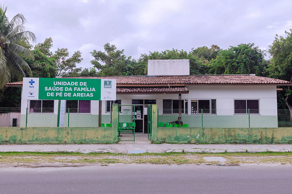 Unidade de Saúde da Família (USF) de Pé de Areia, em Jauá (Foto: Reprodução)