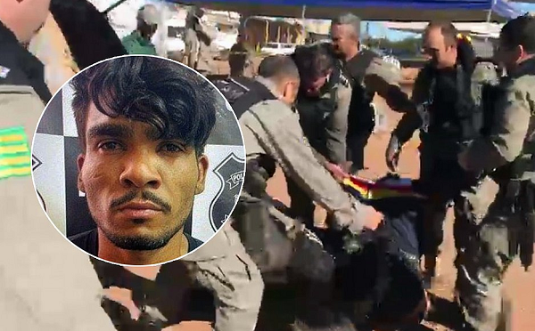 O criminoso foi morto na manhã de segunda-feira, 28, após ser atingido por 38 dos 125 tiros dados pelos policiais (Foto: Reprodução)