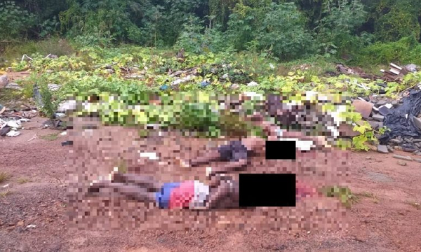 Vítimas foram encontradas amarradas e com marcas de disparos de arma de fogo (Foto: Reprodução)