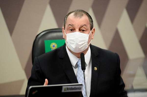 Presidente da CPI da Pandemia, senador Omar Aziz (PSD-AM) (Foto: Reprodução)