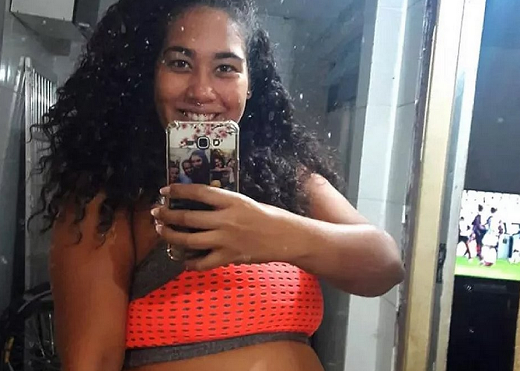Thaysa Campos dos Santos tinha 23 anos e estava grávida de oito meses (Foto: Reprodução)