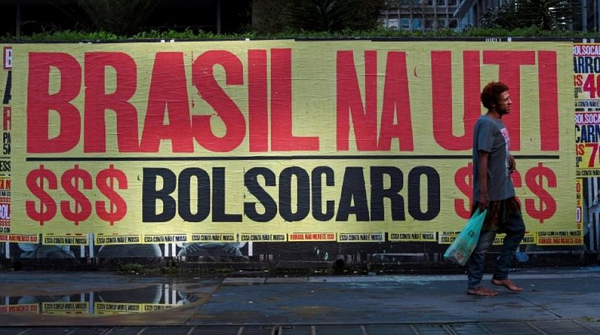 'Bolsocaro': grupo que não se identificou fez campanha contra disparada nos preços no país (Foto: Reuters)