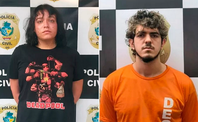 Freya Jacomini Carneiro Matos e Jeferson Cavalcante Rodrigues também estão presos (Foto: Reprodução/TV Globo)