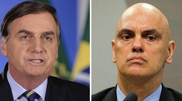 Presidente fez críticas à Alexandre de Moraes e disse que não cumpriria as decisões do ministro do Supremo Tribunal Federal (STF) (Foto: Reprodução)