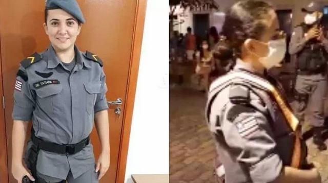 Soldada da Polícia Militar Tatiane Alves (Foto: Arquivo Pessoal/Reprodução)