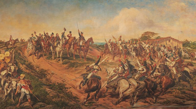 Independência ou Morte, quadro que representa a Independência do Brasil (Foto: Acervo Museu Paulista/Domínio Público)