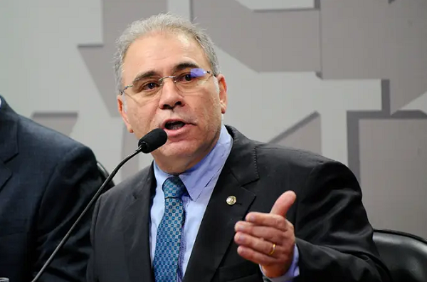 Marcelo Queiroga foi vacinado com duas doses (Foto: Reprodução)