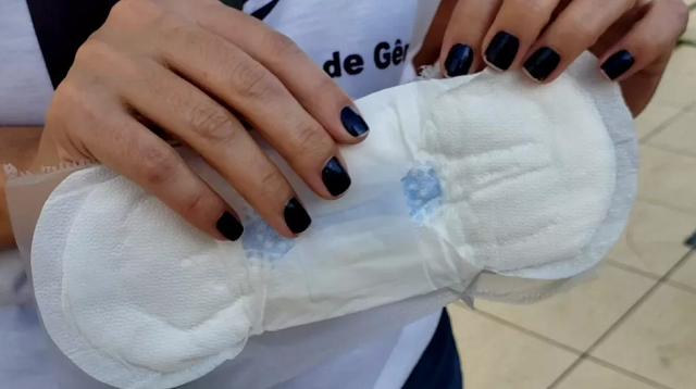 Muitas mulheres não têm acesso a absorventes íntimos e formas adaptadas para conter o fluxo podem trazer riscos à saúde (Foto: Alice Sousa/G1)