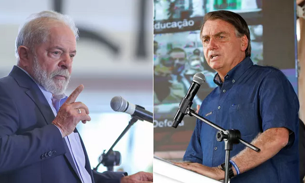 Ex-presidente Lula e o Presidente Jair Bolsonaro (Foto: Ricardo Stuckert/Instituto Lula e Alan Santos/PR)