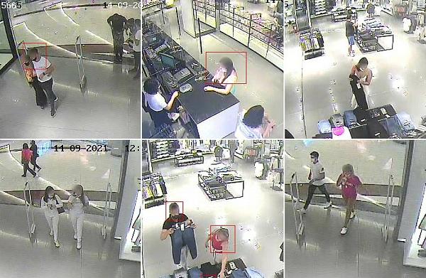 Nas imagens, é possível ver quando a vítima é expulsa do local, quando minutos antes, o mesmo funcionário atendeu uma cliente que, mesmo não consumindo nenhum alimento, não fazia o uso correto da máscara (Foto: Reprodução)