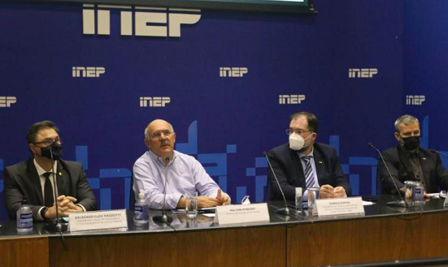Ministro da Educação, Milton Ribeiro, considerou que o exame foi um sucesso (Foto: Reprodução)