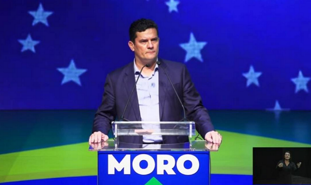 Em Brasília, ex-ministro Sergio Moro se filia ao Podemos e abre caminho para sua pré-candidatura à Presidência em 2022 (Foto: Reprodução)