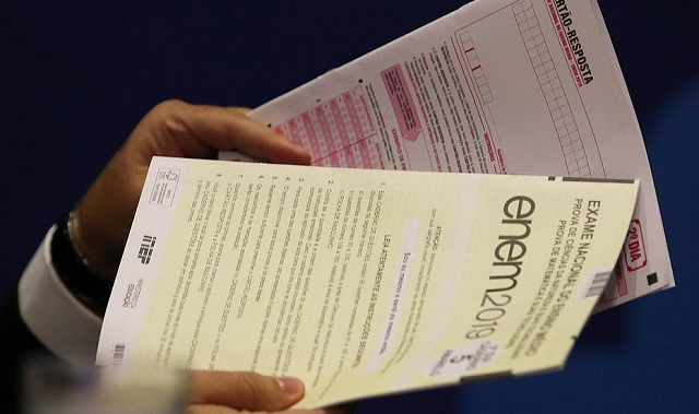 Foram divulgados gabaritos tanto para a versão impressa quanto para a versão digital das provas (Foto: Reprodução)
