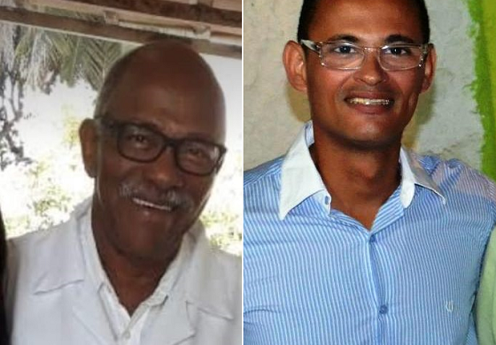 Dr. Adailton José dos Santos, médico da Unidade de Saúde da Família do Machadinho e Francisco Xavier, popularmente conhecido como Chico Tour, empresário local e durante os últimos anos funcionário do Ciretran (Foto: Montagem/Redação CFF)