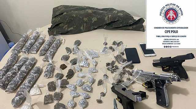 Todo material recolhido foi encaminhado à Corregedoria Geral da Polícia Militar (Foto: Divulgação/SSP)