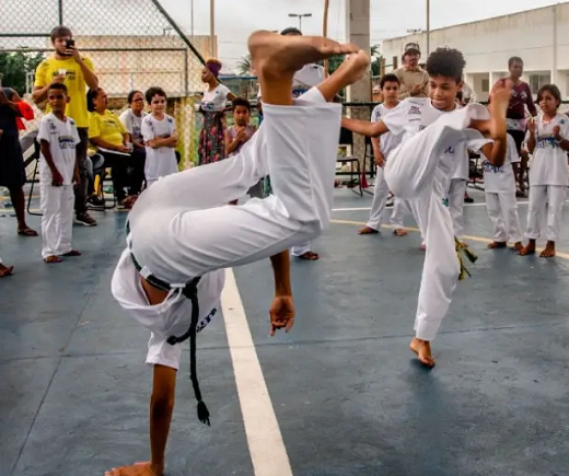 Projeto Capoeiragem Mirim abriu 100 vagas para cursos gratuitos (Foto: Divulgação/Lucas Barbosa)