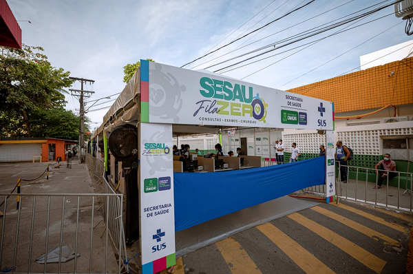 Programa Sesau FIla Zero, promessa da prefeitura para eliminar a fila (Foto: Tiago Pacheco)