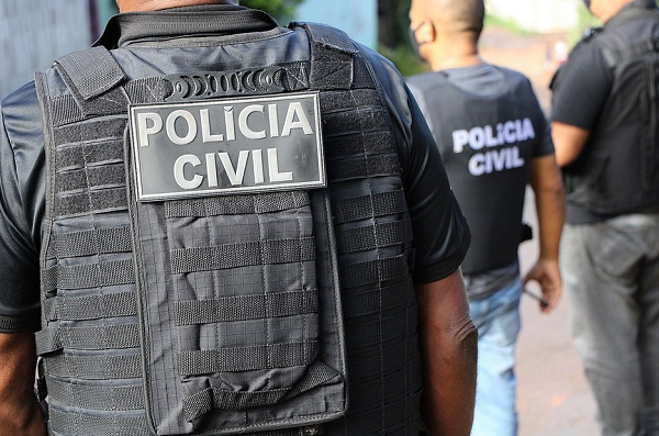 27ª Delegacia Territorial de Itinga investiga o triplo homicídio (Foto: Reprodução)