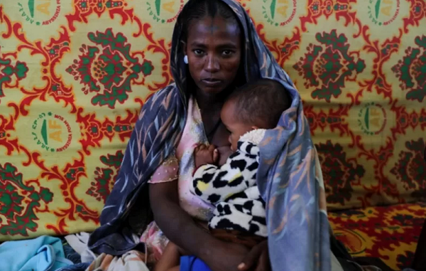 Uma guerra que já dura 16 meses na Etiópia deixou 900 mil pessoas em situação de fome (Foto: Reuters)
