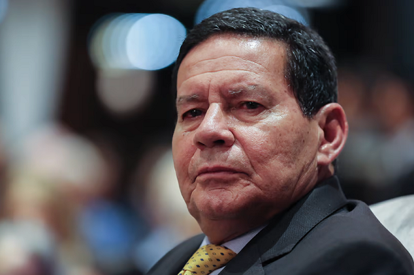 Vice-presidente, general da reserva Hamilton Mourão (Republicanos) (Foto: Reprodução)