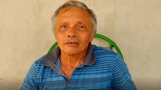José Vieira, filho de um agricultor morto por forças militares na Guerrilha do Araguaia (Foto: Eduardo Reina/BBC)