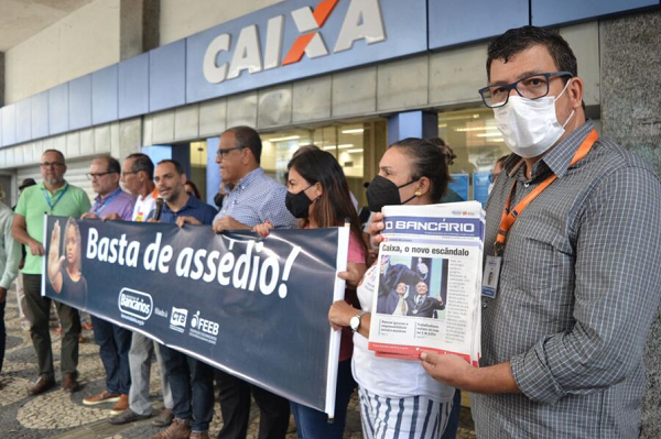 Objetivo é denunciar a prática do assédio sexual e moral nos bancos (Foto: Sindicato dos Bancários da Bahia)