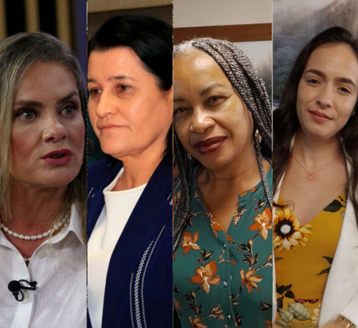 Deputadas Ivana Bastos, Jumari Oliveira, Olívia Santana e a vereadora Ana Vitória (Foto: Raphael Muller e Levi Vasconcelos/Ag. A TARDE; Divulgação/ALBA)