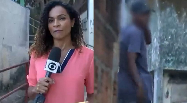 Repórter Daniela Carla, da TV Gazeta (Foto: Reprodução/Globo)