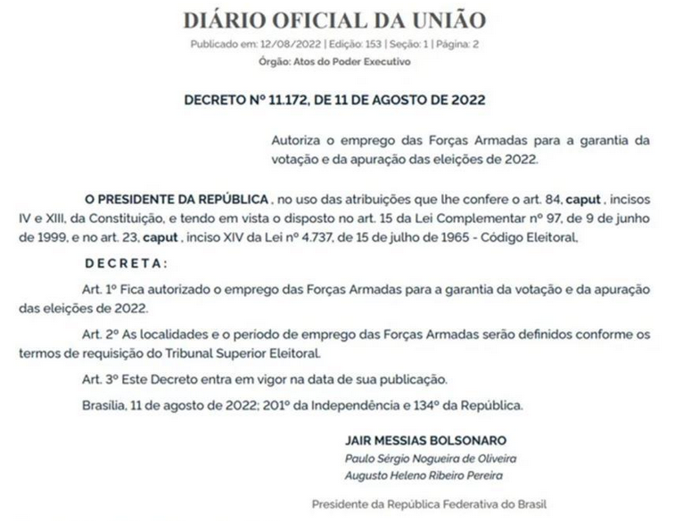 A integridade das urnas eletrônicas se tornou o principal questionamento dos militares, na tentativa de comprometer a imagem do TSE (Foto: Ueslei Marcelino/Agência Reuters)