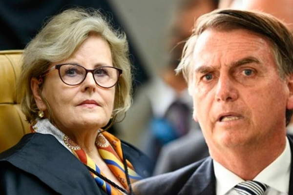 Supremo Tribunal Federal (STF), Rosa Weber e o presidente Jair Bolsonaro (Foto: Reprodução/Montagem) Presidente do Supremo Tribunal Federal (STF), Rosa Weber e o presidente Jair Bolsonaro (Foto: Reprodução/Montagem)
