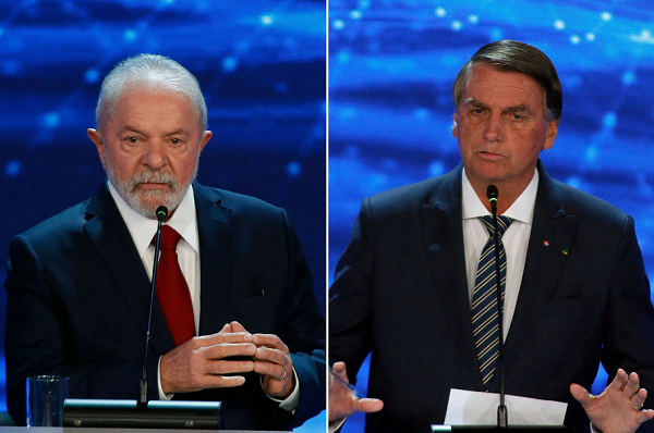 Ex-presidente Lula (PT) e Bolsonaro (PL) (Foto: Reprodução)