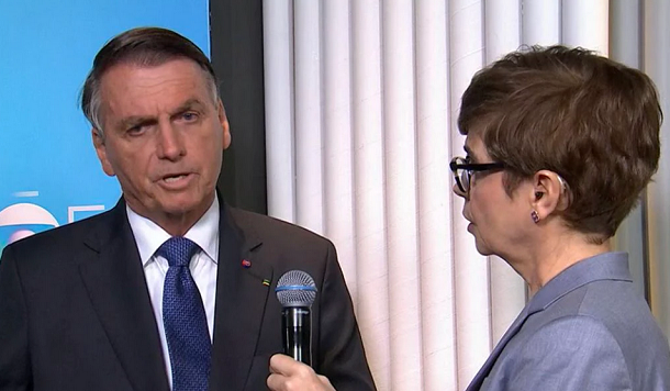 Bolsonaro afirmou estar confiante na vitória (Foto: Reprodução/TV Globo)