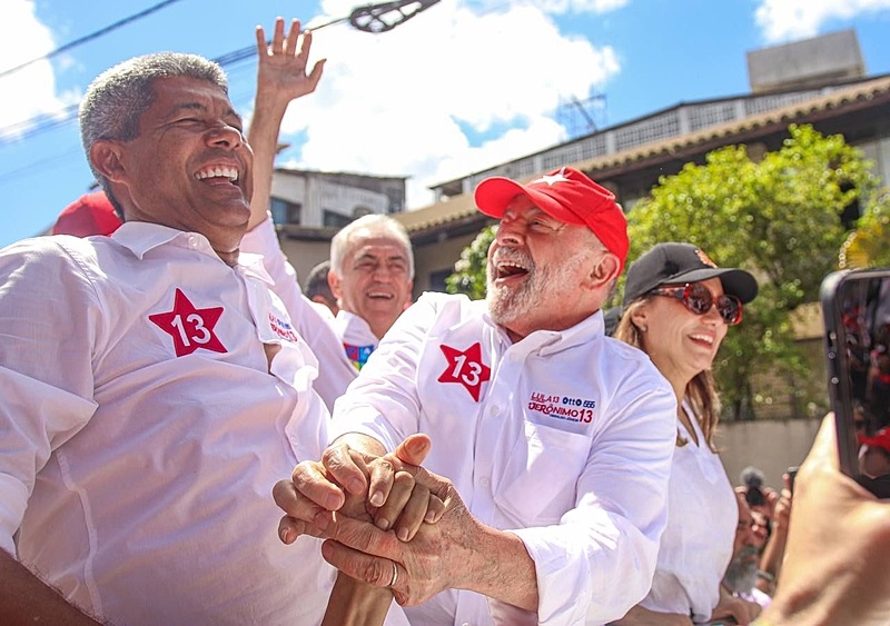 Lula da Silva e Jerônimo Rodrigues