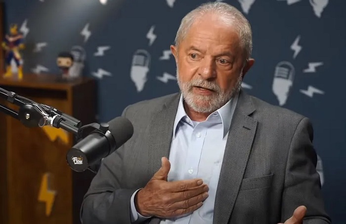 Luiz Inácio Lula da Silva (PT) no podcast 'Flow' - Foto: Divulgação