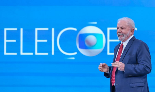 Lula no debate na Globo (Foto: Ricardo Stuckert)