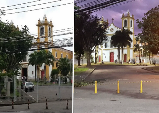 Paróquia Nossa Senhora do Desterro, em Campo Grande, na zona oeste do Rio de Janeiro (Foto: Reprodução)